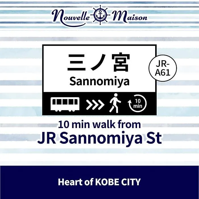 Ln19 Nouvell Maison 2024年open三宮駅徒歩8分駐車場付20名宿泊可能な4Ldk貸切ハウス Kóbe 0*,  Japán